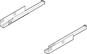 BLUM 550H6500B Tandem čiastočný 650mm tlmený