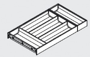 BLUM ZC7S550BS3 Ambia Line príborník. 300/550 čierny