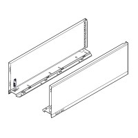 BLUM 770C6002I bočnica Legrabox C 600mm nerez
