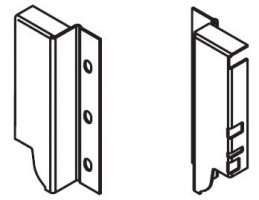 BLUM Z30K000S drž. chrb. ANT "K" biely P+L