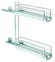 KES 233460 dvojkoš 150mm 90° 3D Arena Classic strieborný praváý