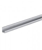 HETTICH 9117420 Dverová ukončovacia lišta U pre hĺbku dverí 16-16 mm, 2050 mm