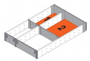 BLUM ZHI437FI3 Orga Line rozdeľovník Tandem 500