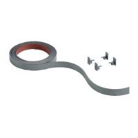 HETTICH 9209400 SlideLine M/TopLine XL dekorativna páska 25/4000 mm strieborná