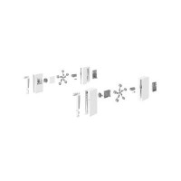 HETTICH 9196318 Atira Designside adaptér 144 mm biely