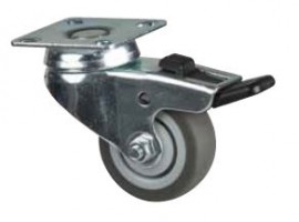 StrongCastors Koliesko TPE, 50 mm, otočné s brzdou