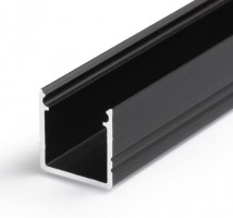 StrongLumio profil LED Smart alu čierná 2000mm