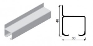 SEVROLL 50454 vedenie INTER B 35kg na stenu 1,5m