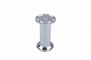 StrongLegs nábytková noha FA007, 150Rmm, chróm matný/chróm lesklý