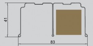 IC-horné vedenie bronzové 2m