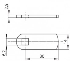 K-LE-Zámok čís. 57.01 L Z-1 (4zn.) B+záv