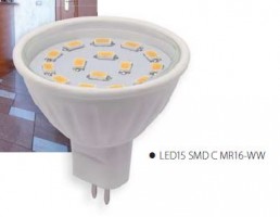 SK-sv.zdroj LED15 SMD MR16-CW(stud.biela