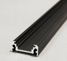 StrongLumio profil LED Surface 10 alu čierný 2000mm