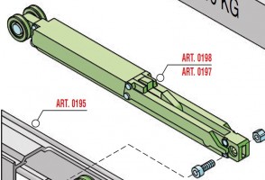 SISCO Silent tlmič posuvné interiérové dvere 100kg