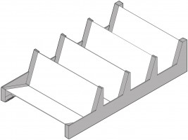 BLUM ZC7G0P0I držiak na kořenky 200mm