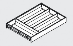 BLUM ZC7S450BS3 A-L príborník 300/450 sivý