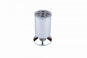 StrongLegs nábytková noha FA003, 100Rmm, chróm matný/chróm lesklý