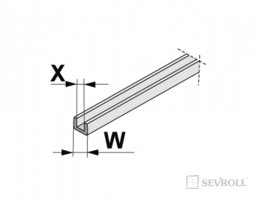 SEVROLL tesnenie na sklo 10/6,4mm