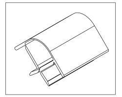 SOKEL Flexi roh 90°-135° HLINÍK 100mm