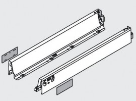 BLUM 378N5002SA bočnica Antaro 500 sivá P+L