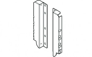 BLUM Z30D000SL držiak chrbta Antaro "D" P+L sivý