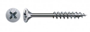 SPAX skrutka 6x100/61 zápustná hlava PZ,W,4C MH, čiastočný závit