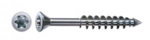 SPAX skrutka M 3,5x45/30 zápustná hlava TXS,W,C, čiastočný závit