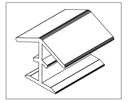 SOKEL vnút./vonk. roh 135° NEREZ 125mm REHAU