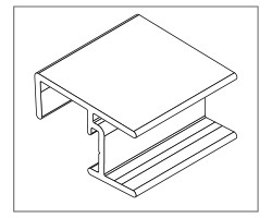 SOKEL vnút./vonk. roh 90° HLINÍK brúsený 125mm REHAU