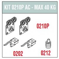 SISCO 0210P AC sada kovania pre vonkajšie dvere 40kg