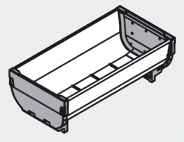 BLUM ZSI.020SI miska 88x176mm nerez