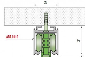 SISCO 110AF LIŠTA 300cm