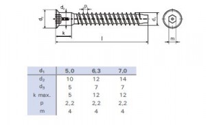 StrongFix Konfirmát 5/40 Zn biely