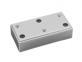 Nábytková noha 6838-120x60mm satin chróm