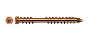 SPAX skrutka 5x40 terasová cylindrická hlava TXS, nerez A2, C, antique