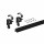 HETTICH 9279128 WingLine L horný vodiaci profil 1200 mm čierny
