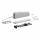 HETTICH 9339520 WingLine L new sada Push/Pull to move, ťažké dvere, šedá